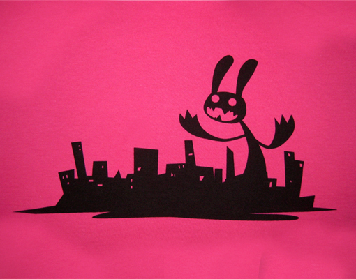 Girl T-Shirt city deadbunny – Fuchsia