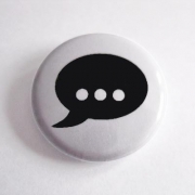 bubble ... Button - schwarz