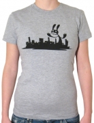 Girl T-Shirt city deadbunny – Heather Grey