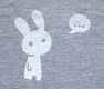 T-Shirt basic bunny ... - Heather Grey