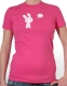 Girl T-Shirt basic bunny … - Fuchsia