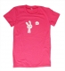 Girl T-Shirt basic bunny … - Fuchsia