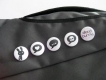 bubble skull Button - schwarz
