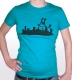 Girl T-Shirt city deadbunny – Teal